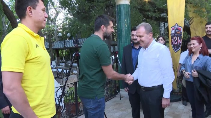 Başkan Seçer, MSK Erkek Basketbol Takımı ile sezona merhaba dedi