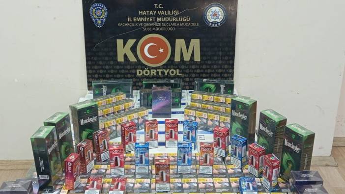 Hatay'da büyük içki ve kaçak sigara operasyonu!