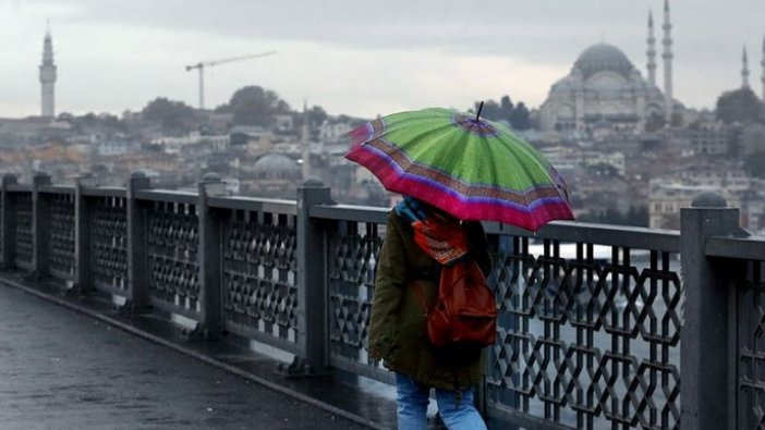 İstanbul için kuvvetli sağanak uyarısı