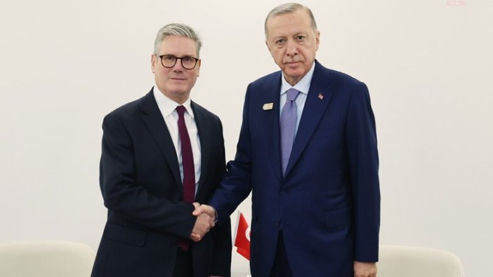 Erdoğan ve Starmer'dan kritik görüşme