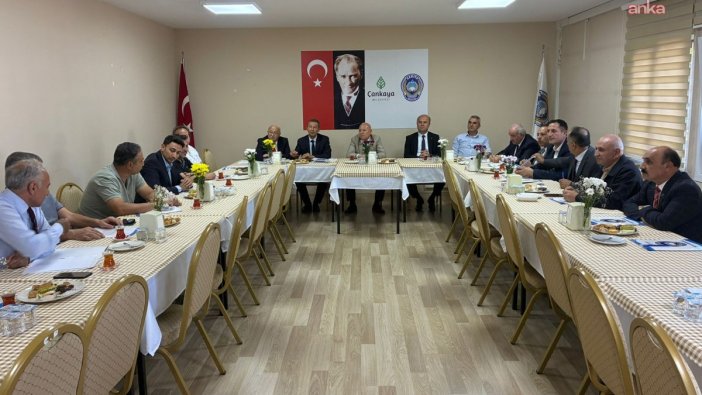 Çankaya'da esnaf odaları buluştu