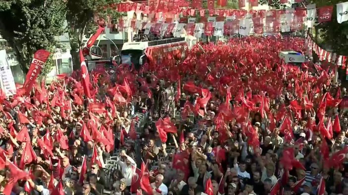 CHP mitinginde dikkat çeken sözler: 'Meşruiyet bu meydanda olacak'