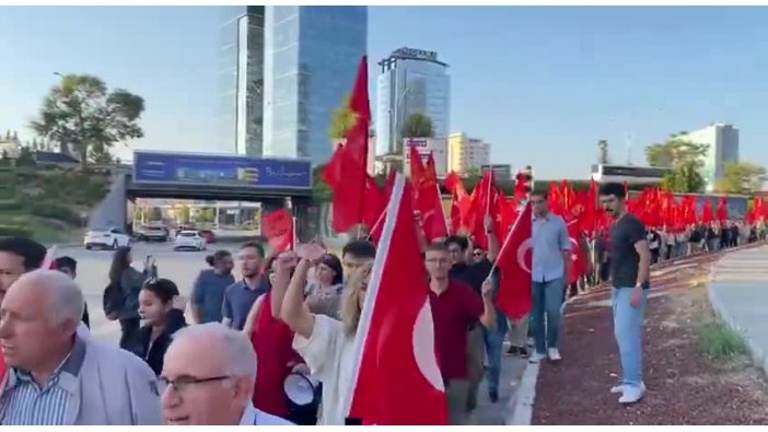 TKP üyeleri ABD Büyükelçiliği önünde ses yükseltti