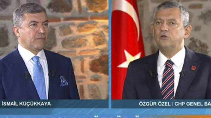 tv100'de Küçükkaya'nın programında ilk konuk Özgür Özel oldu