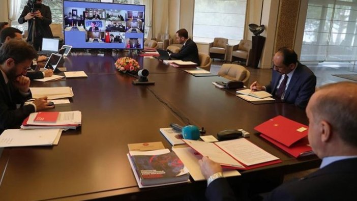 AK Parti MYK video konferans ile toplandı