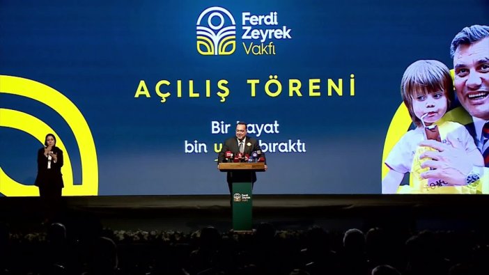 Ferdi Zeyrek Vakfı açıldı: Hatıralar asla unutulmayacak