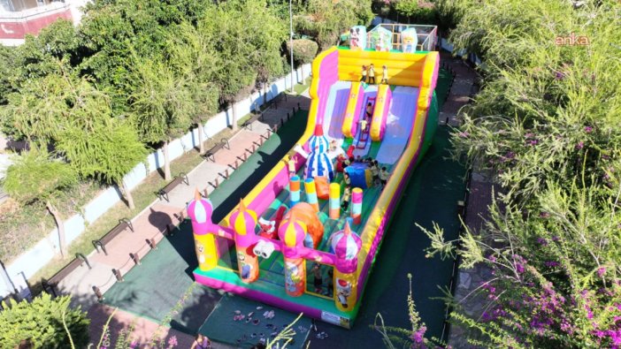 Alanya'daki balon parkı yeniliklerle açıldı