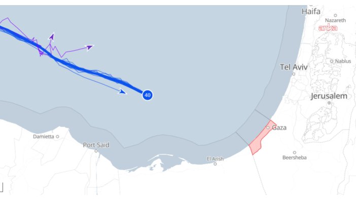 Küresel Sumud Filosu'na yakın bölgede gizemli gemiler belirlendi