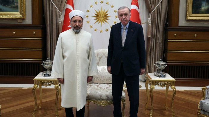 Erdoğan'dan Diyanet Başkanı Arpaguş'a özel kabul