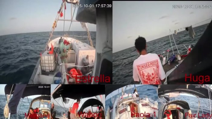 İsrail, Sumud Filosu'ndaki gemilere müdahale etti