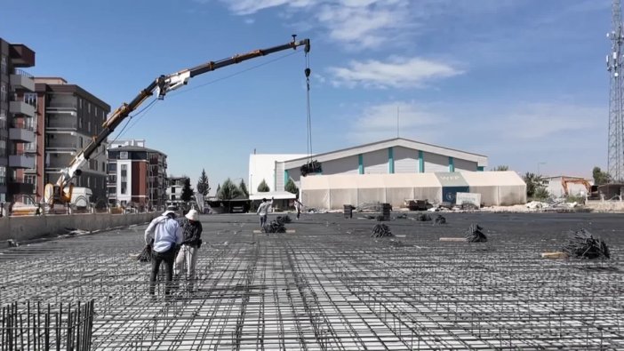 Tutdere, yeni hizmet binası inşaatını yerinde inceledi