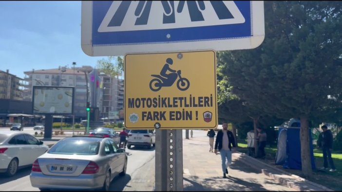 Aksaray'da trafikte motosiklet farkındalığı artıyor