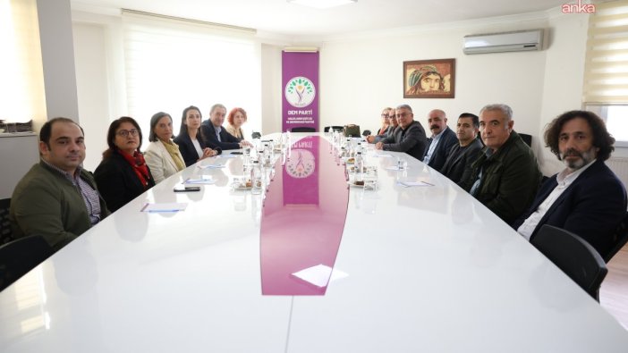 DEM Parti, Alevi kuruluşlarıyla önemli bir toplantı gerçekleştirdi