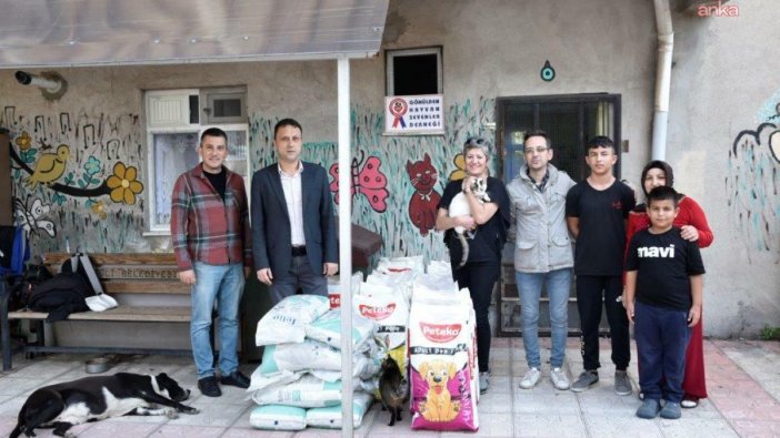 Belediye, hayvan hakları için derneği ziyaret etti