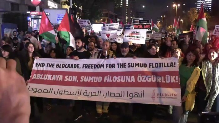 Filistin Eylem Komitesi'nden İsrail'in Sumud Filosu'na baskınlara tepki