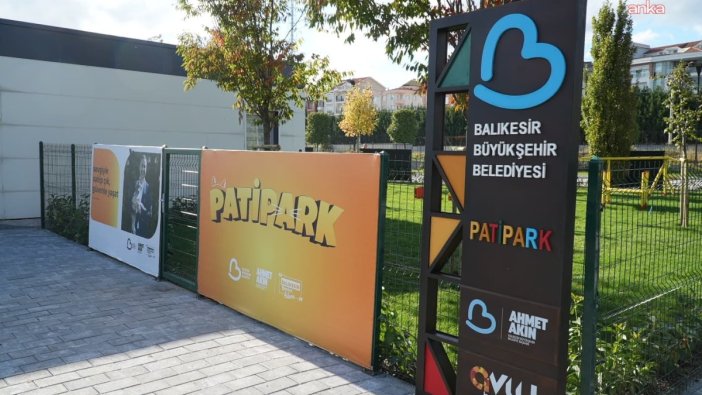 Balıkesir'de hayvan dostlara özel bir park açıldı