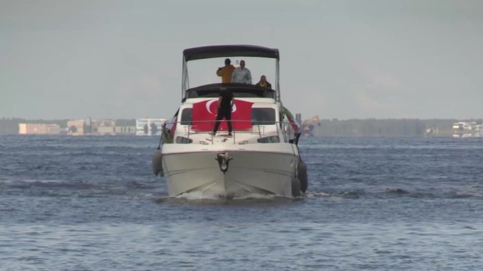 İzmir'den Filistin'e destek yelkeni