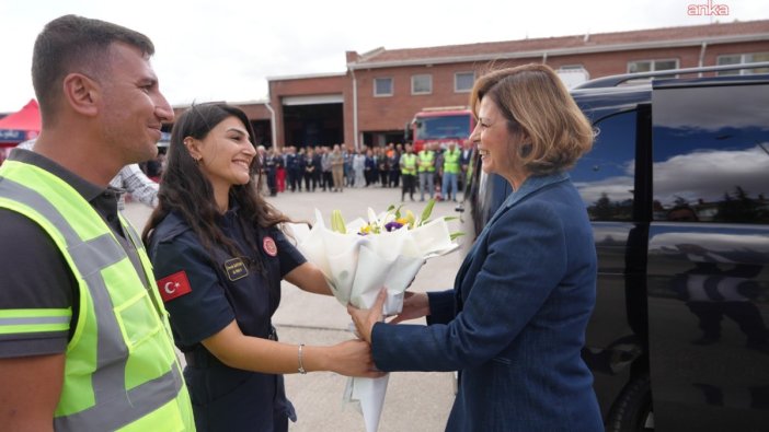 İtfaiye araçları Eskişehir'e teslim edildi