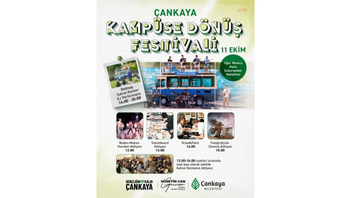 Çankaya'da gençler için heyecan dolu festival!