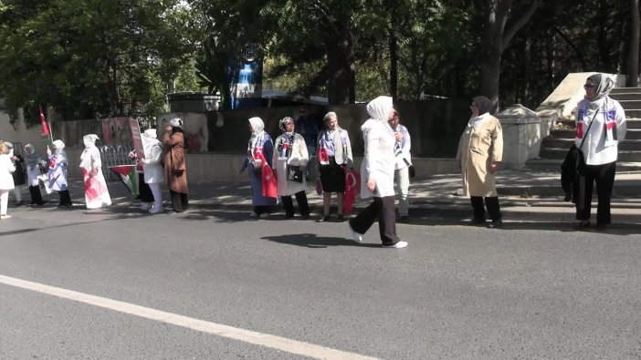 AK Partili kadınlar İsrail için sesi yükseltti