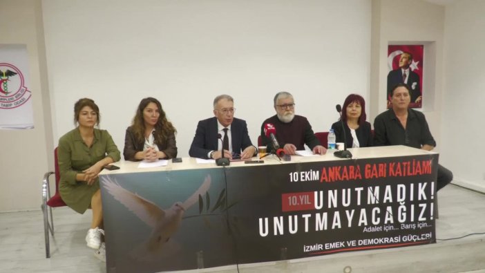 İzmir'de 10 Ekim katliamı için bir haftalık anma etkinlikleri düzenleniyor
