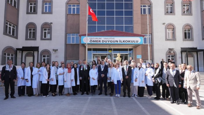 Bakan Tekin, Filistin farkındalığı için Erzurum'da toplandı