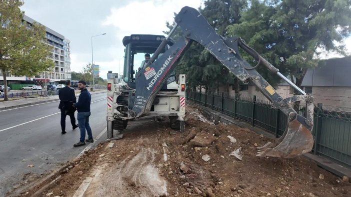 Başkan Eşki, okullar bölgesindeki güvenlik önlemlerini yerinde inceledi