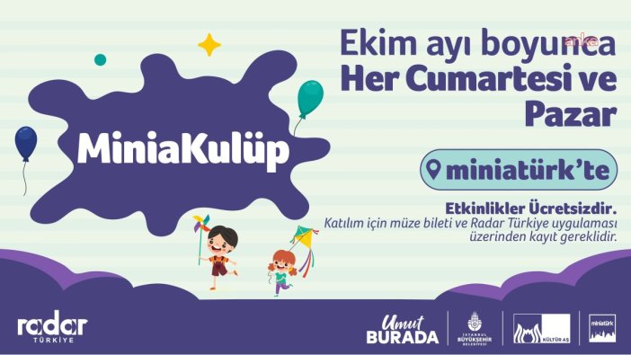 Çocuklara özel ekim etkinlikleri Miniatürk'te başlıyor