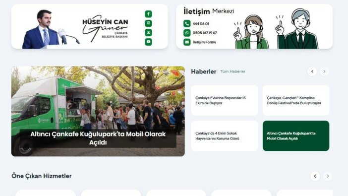 Çankaya Belediyesi, kullanıcı dostu yeni web sitesini tanıttı