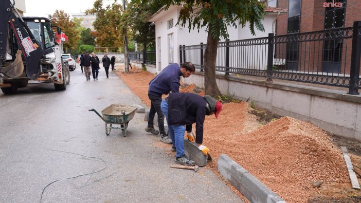 Tepebaşı'nda üstyapı çalışmaları hız kesmiyor