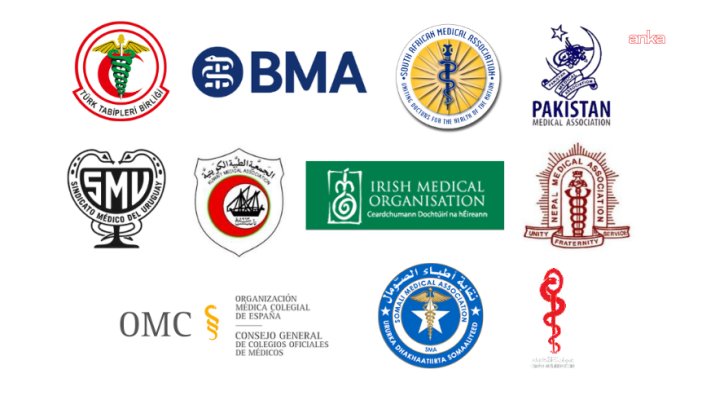 11 ülke tabipler birliğinden Gazze'ye acil çağrı: İnsanlık adına sessiz kalamayız