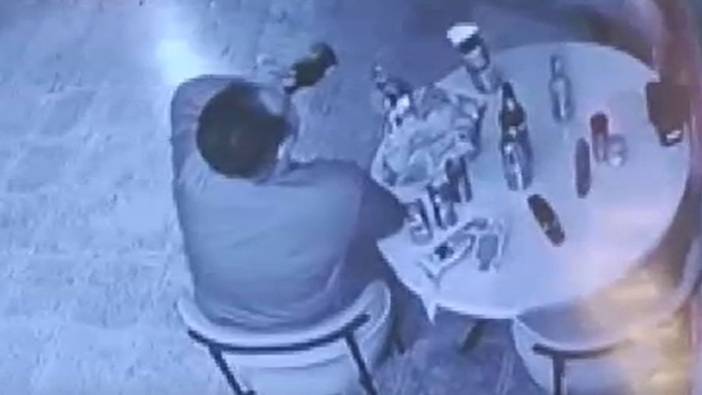 Hırsızlık için girdi! Yedi içti ve gitti