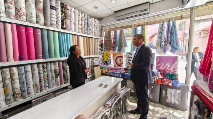 Ercengiz, esnaflarla buluştu
