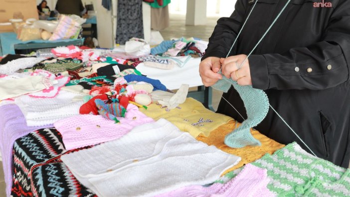 Keçiören'de üreten kadınlar pazarı ilgi odağı