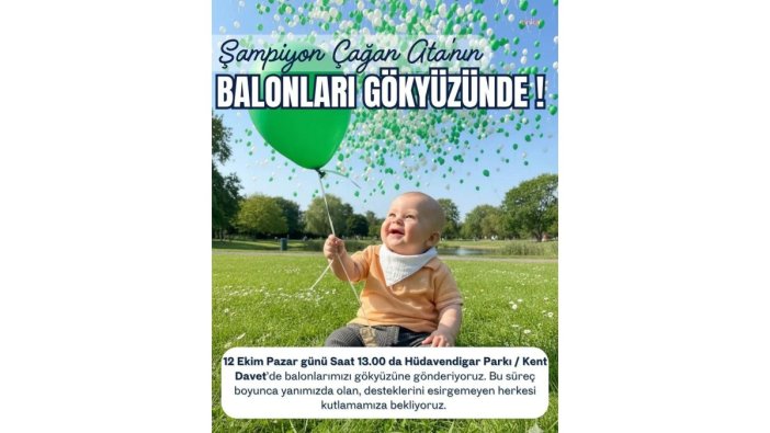 Çağan bebek için kampanya başarıyla tamamlandı, ilaç tutarı toplandı