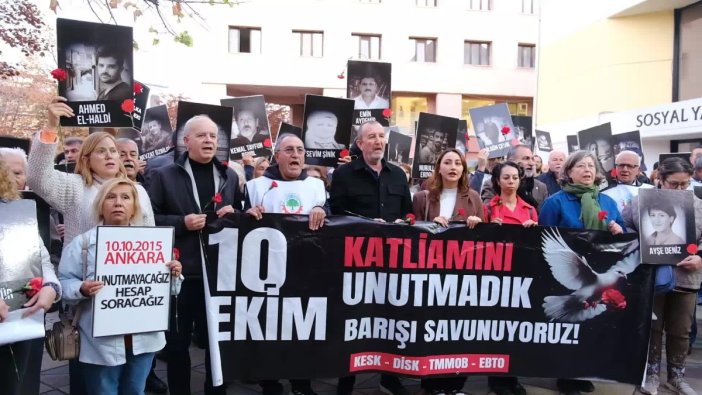 Eskişehir'de unutulmayan acı: 10 Ekim anması yapıldı
