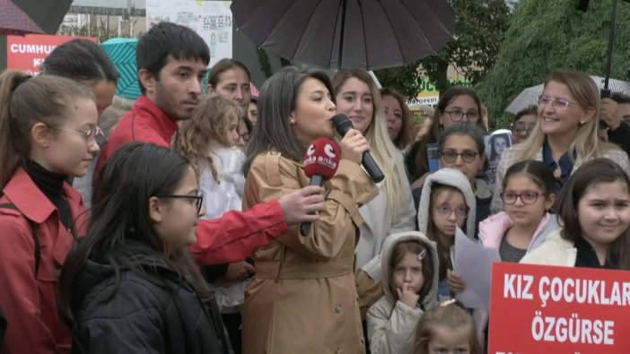 Kız çocukları için seslerini yükselttiler