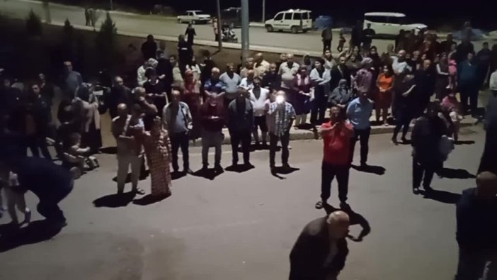 Osmaniye'de depremzedelerden aidat protestosu