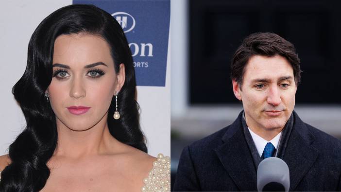Dünyaca ünlü şarkıcı Katy Perry ile Kanada eski Başbakanı Justin Trudeau birlikte görüntülendi!