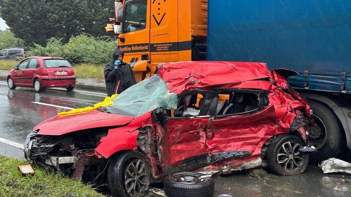 Rize'de trafik kazası can kaybına yol açtı!