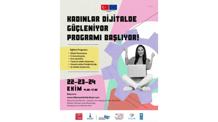 İzmir'de genç kadınlar dijital dünyaya adım atıyor