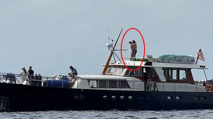 Dünyayı çalkalayan aşk! Teknede görüntülendiler