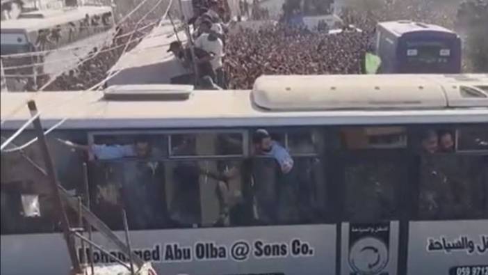 Serbest kalan mahkumlar Gazze'de!