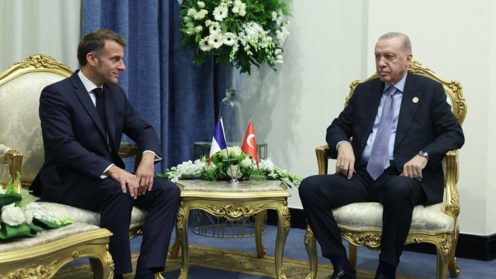 Erdoğan ve Macron, Gazze'deki durumu masaya yatırdı