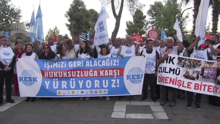 KESK, KHK'lılar için Ankara'ya yürüyüş başlattı