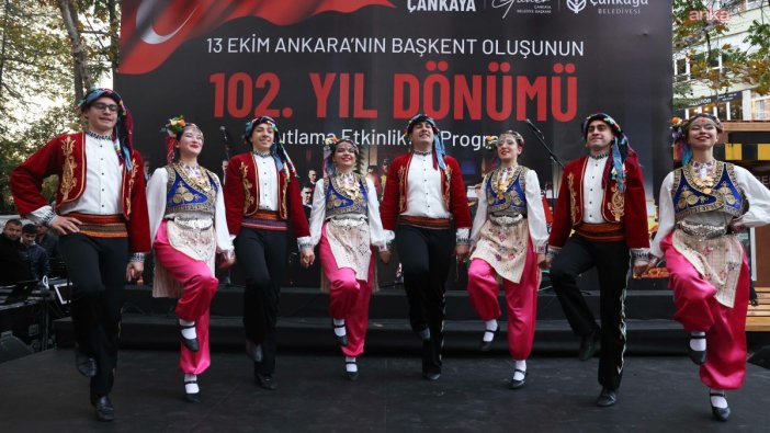Ankara'nın başkent oluşu 102. yıl dönümünde coşkuyla kutlandı