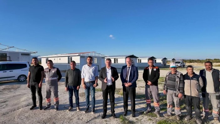 Ercengiz, Burdur'daki eski arıtma tesisinin dönüşümünü denetledi