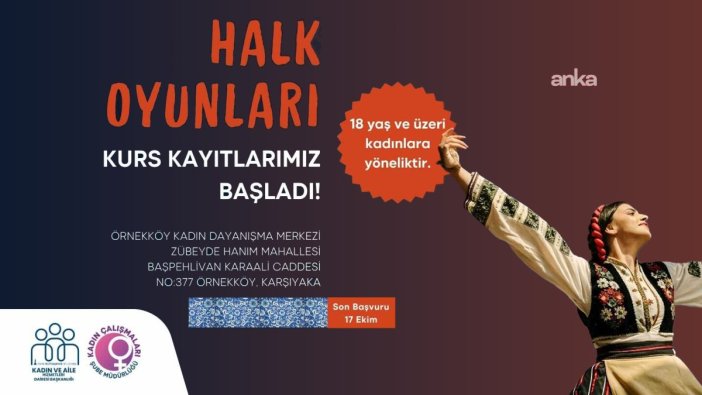 İzmir'de kadınlar için halk oyunları kursu kapılarını açıyor