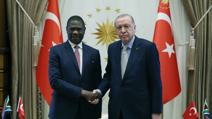 Erdoğan, Güney Afrika'nın liderini kabul etti
