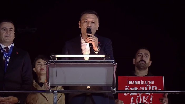 İmamoğlu'ndan CHP mitingine sert mesaj: Yargı ile iktidar gasp ediliyor